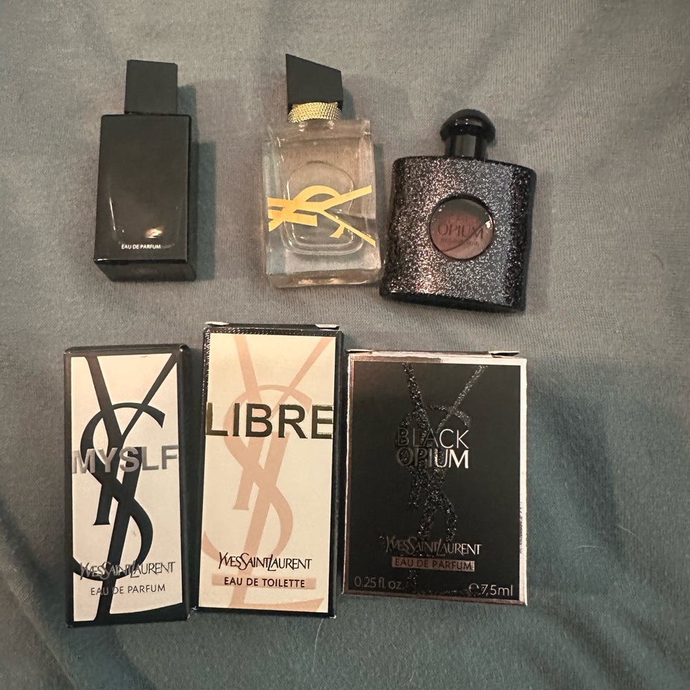 Yves Saint Laurent- 3 mini travel size perfumes